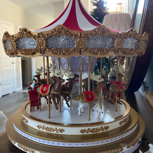 Mr. Christmas Regal Carousel Musical Animated Christmas Decoration, 17.25 inches - Picture 6 of 14